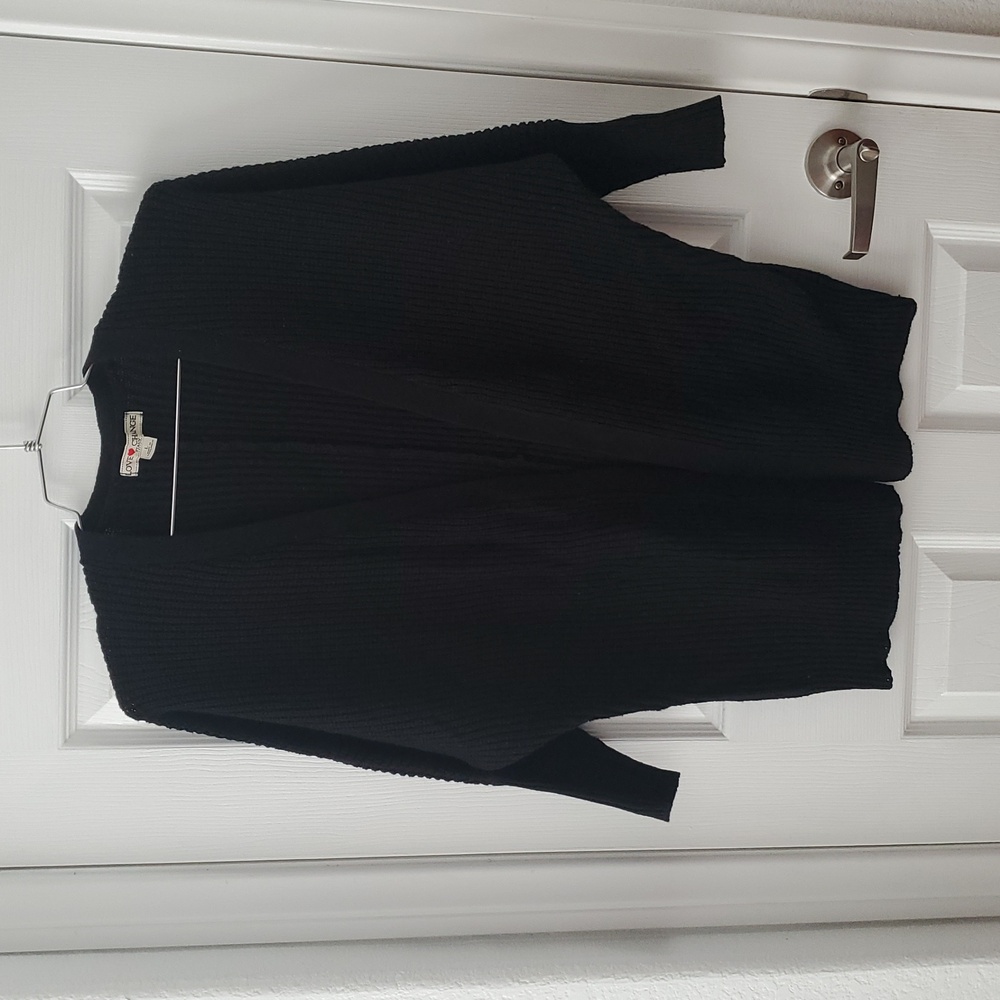 LOVE CHANGE Black Women's Cardigan